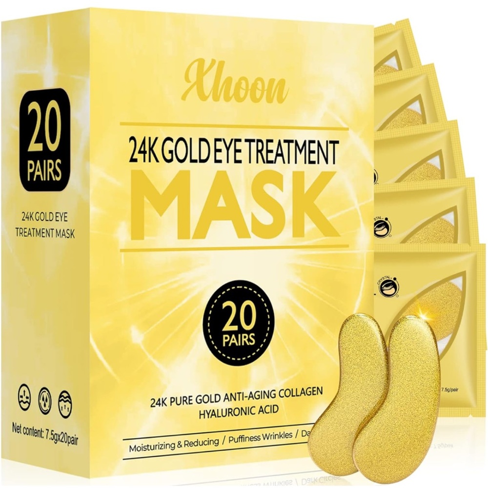 Xhoon 24K Gold Eye Mask Treatment - 20 Pairs
